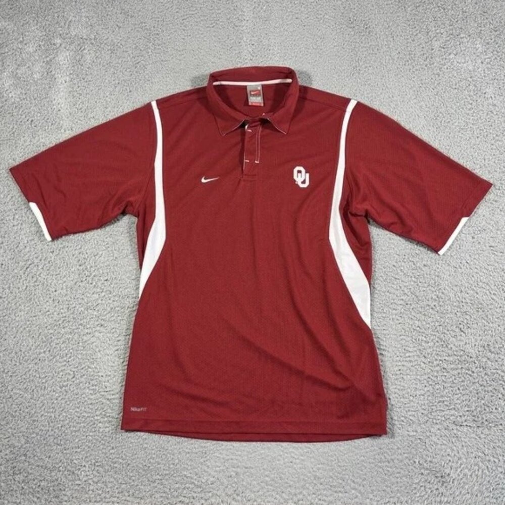 Vintage Nike Team Oklahoma Sooners Men's Polo Shirt